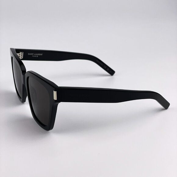 Saint Laurent New Wave SL507 001 BRAND NEW Sunglasses Black Gray Square Unisex - Picture 6 of 11